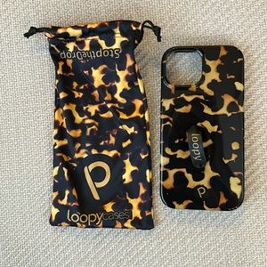 Loopy iPhone 15 tortoise case